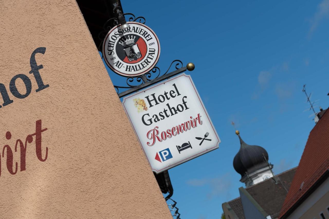 Hotel Gasthof Rosenwirt Au in der Hallertau ภายนอก รูปภาพ